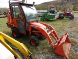 Kubota BX25D 4wd Compact Tractor w/ Loader & Backhoe, 933 Hours, Curtis Har