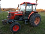 Kubota M9000 2wd Tractor w/ Cab Heat & AC, New Kubota Deluxe Suspension Sea