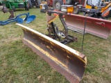 Yellow 8' Snowblade w/ Brackets