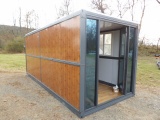 8x20 Portable Fold Up House, Open Floor Plan, Great For A Temporary Site Of