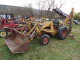 Case 580 Loader Backhoe, 2wd, Gas Powered, Old Machine But It Runs & Operat
