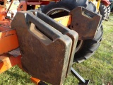(5X) Allis Chalmers Suitcase Weights, Sold By The Piece Times 5