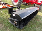 Wolverine PAB1172W 6' SSL Power Angle Broom, Heavy Duty, Hydraulic Angle, S