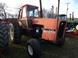 Allis Chalmers 7030 Tractor, Cab (Missing Door), 20.8-38 Tires, Triple Remo