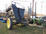 High Dump Wagon On New Firestone 12.4-38 Tires, 9 Bolt Wheels, Heavy Wagon!