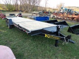 New Kaufmann FDWT-7k-22D-SC Tilt Trailer, 15,000 GVW, 22' Deck, Chain Box,