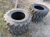 (4) New 12-16.5 SSL Tires