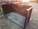 8' Fork Mounted Debris Box