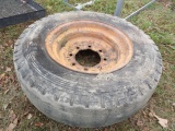 Case Backhoe Front Tire & Rim