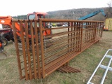 Heavy Duty Free Standing 24' Cattle Corral Panel