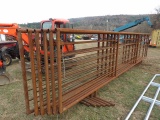Heavy Duty Free Standing 24' Cattle Corral Panel