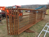 Heavy Duty Free Standing 24' Cattle Corral Panel