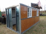 8x20 Portable Fold Up House, Open Floor Plan, Great For A Temporary Site Of