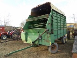 John Deere 714A Self Unloading Wagon, Tandam Gear, Decent Shape