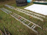 (4) Ladders Of Various Sizes