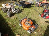 Husqvarna LC221A AWD Push Mower, Broken Handle