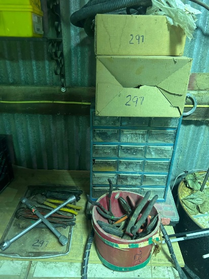 Large Lot Of Plyers, Organizers, Wire Loom