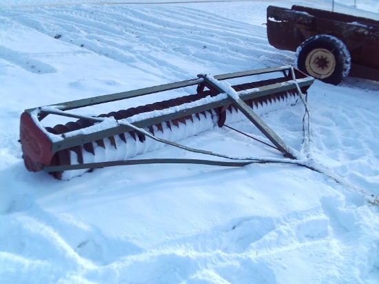 Brillion 12' Pull Type Packer, 4" Axle, Center Bearing, Good Shape