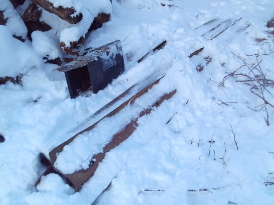 Various Pieces Of Guardrail