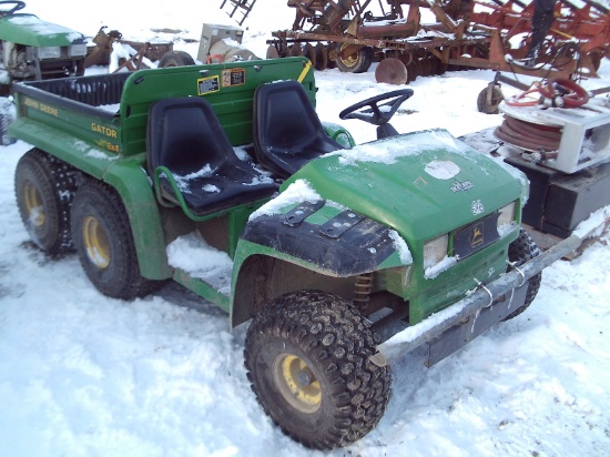 John Deere 6x4 Gator, UPDATE: Runs & Drives, Needs Battery, Gas Powered, Go