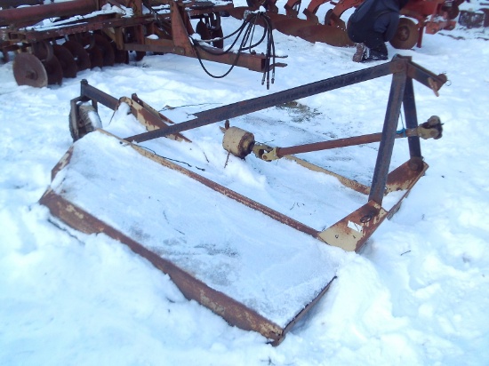 Land Pride 6' 3pt Rotary Mower, Covered In Snow But Does Have Blades Undern