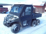 2012 Polaris Ranger 6x6 UTV Utility Vehicle, Hard Cab w/ Heat, EFI Gas Engi