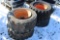 12-16.5 SSL Tires On Rims, Set Of 4, Some Are Flat