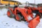 Kubota L3302 4wd Compact Tractor w/ LA525 Loader, Skid Steer Style Quick At