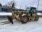 Cat TH63 4wd Telehandler, EROPS, Front Outriggers, Aux Hydraulics, 12843 Ho