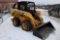 John Deere 260 Skid Steer Loader, OROPS, New Bucket & Tires, Suitcase Weigh