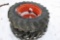 Pair Of 12.4-24 Tires On Kubota Rims