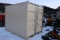 10' Steel Storage Container w/ Side Door & Window, Nice Little Shed!