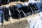 Mini Excavator 8 Piece Attachment Package, PHDm Buckets, Ripper, Grapple, Q