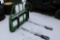 Kivel 3500 LB Capacity Pallet Forks, John Deere Style Quick Attach