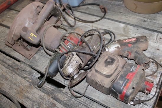 Group Of Power Tools & Chargers, Probably Not Working