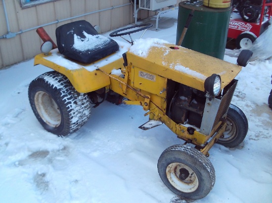 Allis Chalmers B112 Garden Tractor With Rear Lift Hitch & Weight, Not Runni