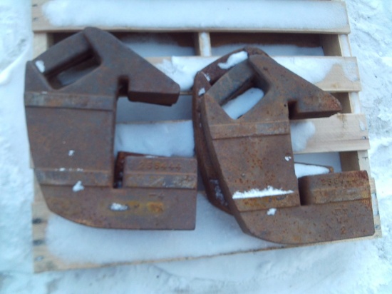 X4 Allis Chalmers Suitcase Weights, Sold By The Piece Times 4
