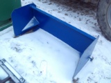 KC 4' Snow Pusher For Mini SSL, Dingo Style Mini SSL Quick Attach