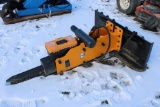 GIYI 680 SSL Hydraulic Hammer / Breaker, Universal SSL Quick Attach