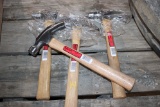 (4) Barco Super Duty 20 OZ Straight Claw Hammers