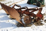 3pt Plow w/ Coulters, Spring Reset