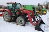 Case IH 75C 4wd Tractor w/ L565 Loader, Cab w/ Working Heat & Cold AC, Hydr