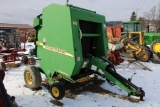 John Deere 447 Megawide Round Baler, Working Condition That Was Used This Y