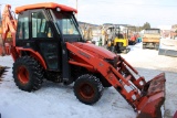 Kubota L45 Compact Tractor Loader Backhoe TLB, 4wd, Hydro, Universal 2 Leve
