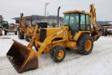 John Deere 310C 4wd Backhoe, EROPS, Extendahoe, 4155 Hours, Original Paint,