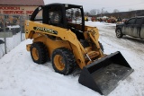 John Deere 260 Skid Steer Loader, OROPS, New Bucket & Tires, Suitcase Weigh
