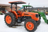 Kubota M9000 4wd Tractor, Rops Canopy, Mechanical Shuttle, Dual Remotes, 59