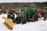 Case IH 395 Tractor w/ Sims Cab, Like New Rear Rubber, Front Hydraulic Angl