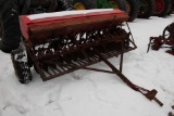 International 8' Grain Drill, Double Disc, Grass Seed