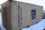 Yellow 20' Storage Container